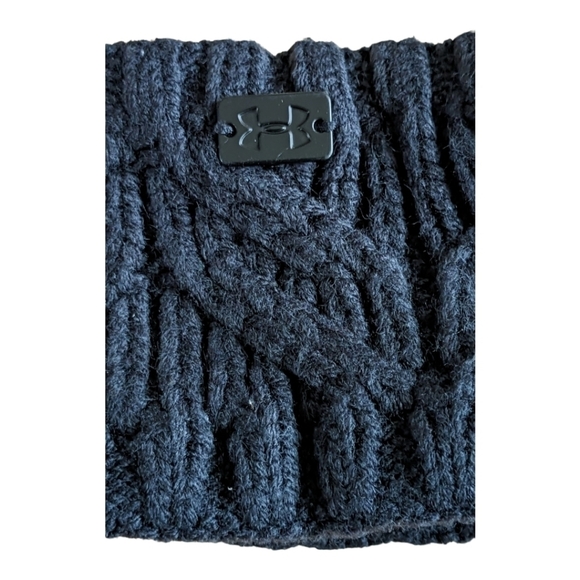 Under Armour Women's Around Town fleece lined headband, black, one size - Picture 3 of 4